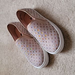 NEW Cupcake Couture slip-on pink shoes size 11